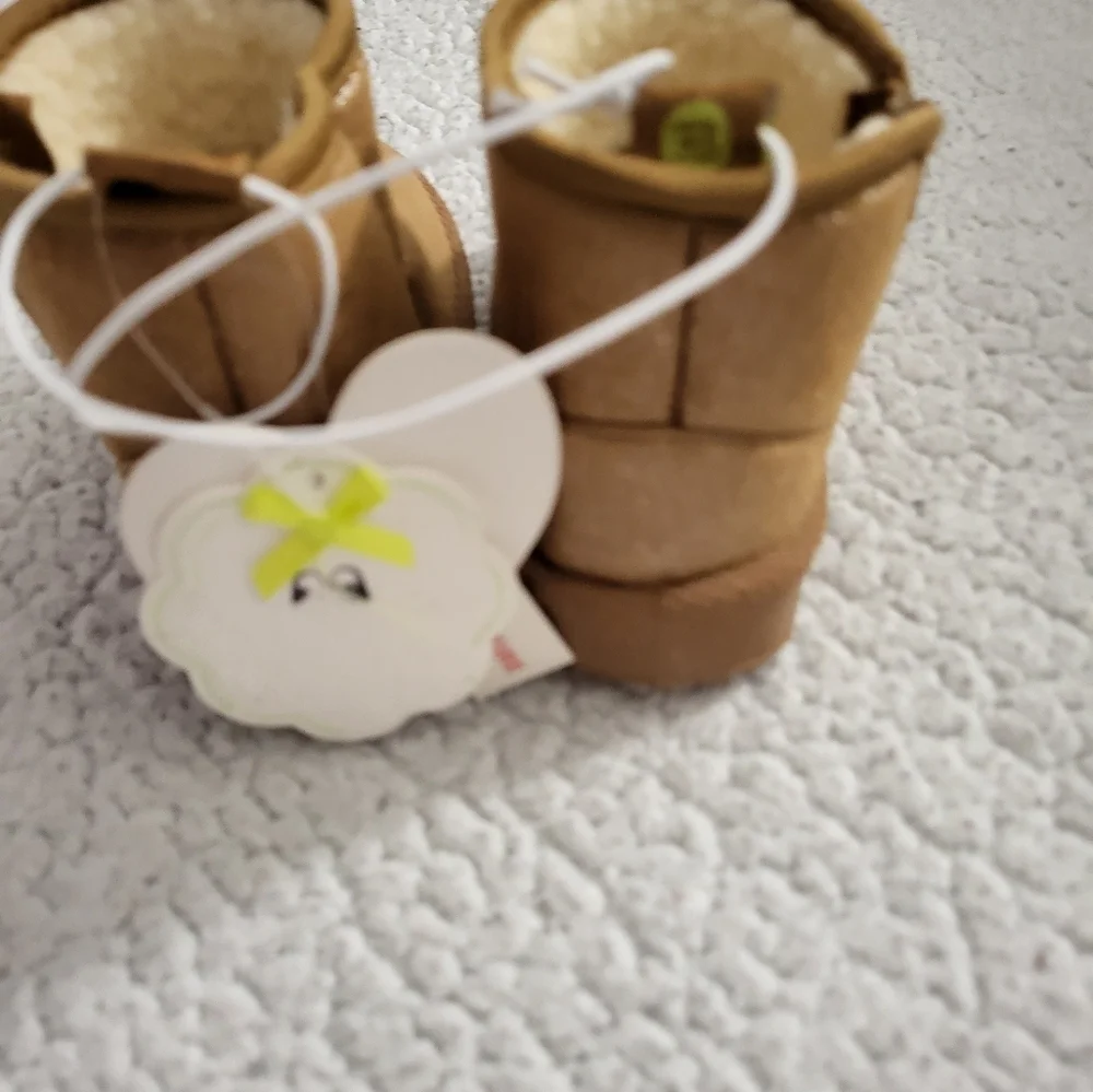 Cozy Tan Kids Boots 5T